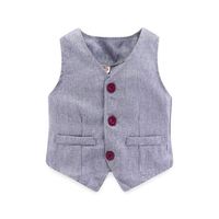 BSL89 3 pièces Costumes Bébé Garçon Vêtements Nouveau Baptême Formelle Fête Combinaison Tenue Cadeau Manches longues Automne