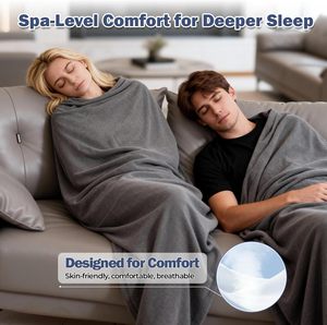 Sleep Pod for Deeper Sleep Wearable Blanket with Comfy Hoodie Home Camping Sleeping Bag Guide Your Mind and Body to Restful - Product Image 6