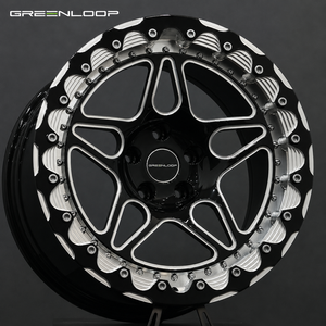 Rines Deportivos GL de 17 y 18 Pulgadas con Beadlock, Rines Forjados para <span class=keywords><strong>BMW</strong></span> M2 M3 M4 M5 F20 F30 F32 F36 F40 F90 <span class=keywords><strong>E90</strong></span> E70 5x112 5X 114.3 - Product Image 3