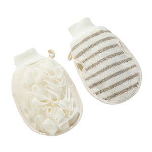 Gants exfoliants corporels simples en gros, éponge <span class=keywords><strong>de</strong></span> bain naturelle, loofah, polyester, sisal, jute, chanvre, serviette, maille éponge, coton, rayonne - Product Image 1