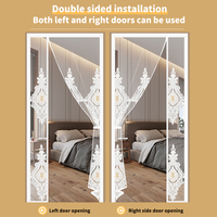 Rideau anti-moustique d'été à auto-absorption, moustiquaire de porte de maison, absorption magnétique, bande magnétique complète, moustiquaire de porte, pare-vent