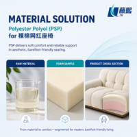 Polyol polyester de qualité industrielle pour chaises design en mousse exposée