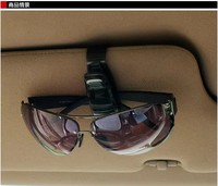 W-0815 Porte-lunettes de soleil multifonction personnalisé à suspendre sur la visière de voiture pour l'intérieur de la voiture