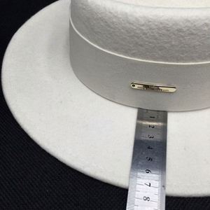 Women's 100% <b>Wool</b> Felt Fedora Hat Breathable Comfort 3D Embroidery Unisex Casual Business Outdoor Party Spring Summer Autumn - Product Image 5
