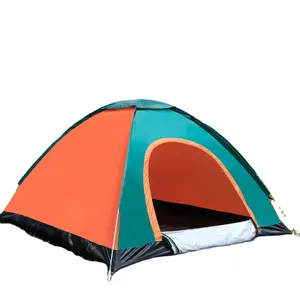 Impermeabile all'aperto 2-3 persone campeggio escursionismo spiaggia pieghevole Popup automatico tenda campeggio istantaneo parasole