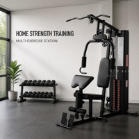 Máquina de Entrenamiento de Fuerza BalanceFrom, Equipo de Ejercicio con Brazos Ajustables para Uso Doméstico, Unisex
