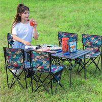 Bas prix mobilier d'extérieur léger de haute qualité voyage Camping Portable chaise pliante et ensemble de Table