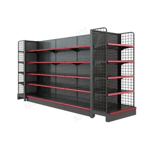 Customized Gondola shelf /Supermarket market display shelf/ Factory manufacturer racks