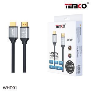Tenco <b>Hdmi</b> Cable <b>4K</b> 1M High Speed With Ethernet For Hdtv And Monitor - Product Image 3