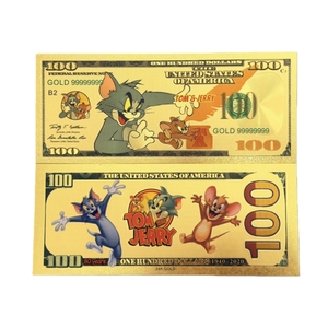 全新 5 种型号美国动漫金箔纸币，适合商务礼品 - Product Image 2