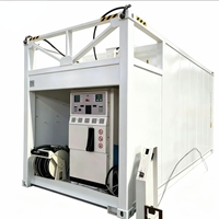 Pompe à carburant Station d'essence Conteneur mobile Station de carburant Distributeur de carburant portable Réservoir de carburant 5000 litres Réservoir de carburant avec pompe et compteur