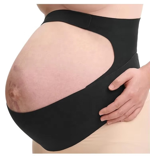 Custom Logo Breathable Belly Band Soft Abdominal Binder Pregnancy Belt Maternity Belt Support for Pregnant Women
