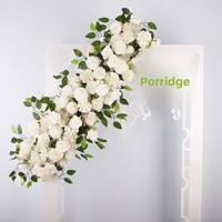 Magnifiques centres de table de mariage en fleurs de soie en plastique tressées, fabriquées en Chine, pour la décoration transfrontalière