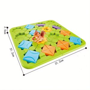 Jeux de société STEM : Casse-tête de construction de pistes pour enfants – 118 défis – Blocs de construction logiques pour développer la pensée (Écureuil) - Product Image 1