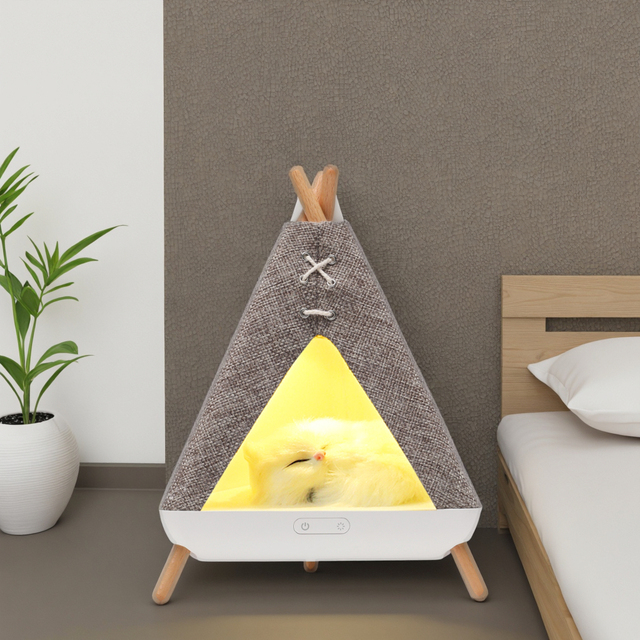 Modern Creative LED Night Light for Bedroom and Dining Room Cute Novelty Shade Bedside Lamp with E14 Bulb Base DC Power Supply