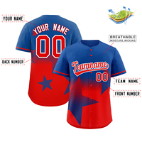 Op maat gemaakt honkbaluniform met korte mouwen, ademende sportkleding voor volwassenen, bedrukt, gepersonaliseerd naamnummer, logo, honkbalshirt