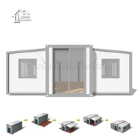 Conteneur amovible pré-assemblée, assemblage facile, modulaires et extensibles, maison pour la construction de chantier, dortoir et de bureau