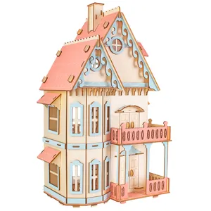 wholesale Educational Toys 2020 New Laser Cut Wooden Toys House - Gothic Villa