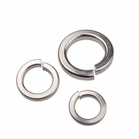 JQS 304 Stainless Steel Spring Washer GB93 Open Elastic with Washed Finish a Grade Hardness Heavy Industry 10mm Screws