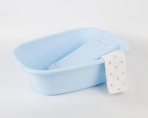 <span class=keywords><strong>Bac</strong></span> à linge en <span class=keywords><strong>plastique</strong></span> avec planche à récurer - Product Image 4