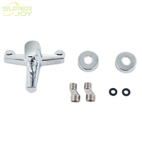 Robinet de douche mural monocommande moderne 1003FA avec cartouche céramique 40 mm, économie d'eau, raccord en laiton et écrou en acier inoxydable