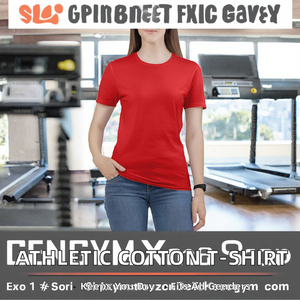 Camiseta Deportiva de Verano OEM de Alta Calidad, 180 Gramos, Absorbe la Humedad, 100% Poliéster, Transpirable, Cuello Redondo, Manga Raglán, Tejido Sólido - Product Image 2