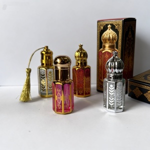 Flacon de luxe vide pour Oud Tola arabe, en verre, élégant, 3ml, 6ml, 12ml, pour huile de <span class=keywords><strong>parfum</strong></span> Attar, avec boîte - Product Image 4
