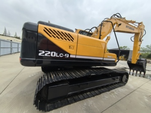 Excavadora de cadenas Hyundai 220LC-9S usada de 22 toneladas, excavadora de segunda mano 220LC-9S en venta a bajo precio - Product Image 1