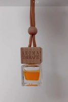 Diffuseur d'huiles essentielles pour voiture, flacon en verre avec couvercle en bois et emballage en boîte