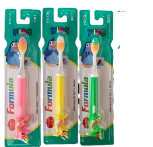 Wholesale Silicone Individual Packaging Soft Bristle Small Brush Head Baby Toothbrush For Kids