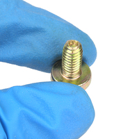 Vis à tête fraisée triangulaire à filetage roulé en acier carburé DIN7500(PE) à haute efficacité, plaqué zinc, embout Torx