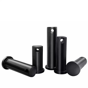 Goupilles à tête plate de grande taille, attaches à tête plate, 8 mm x 35 mm, acier zingué, norme DIN 1444, <span class=keywords><strong>goupille</strong></span> à tête plate avec trou - Product Image 3