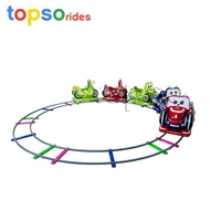 Mini-trains électriques populaires d'intérieur pour centres commerciaux, parcs d'attractions et aires de jeux pour enfants, Topso Ride, 5 passagers, télécommande