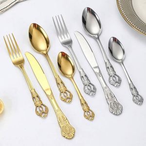 Ensemble de Couverts de Banquet de Luxe en Acier Inoxydable Poli Miroir, Design Artisanat Européen Vintage, Poignée Antique, Vente en Gros - Product Image 4