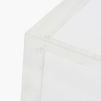 Boîte de présentation en acrylique transparente personnalisée, vide, pour le jeu de mahjong américain, boîte de rangement pour contenir vos tuiles de mahjong