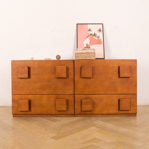 Personnalisable Moderne Minimaliste Tout-Pin Bois Canapé Côté Armoire Antique Couleur Libre Combinaison pour Salon Meubles De Maison - Product Image 3