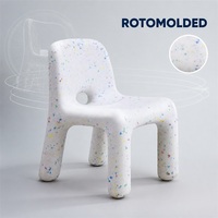 Fauteuil lounge multifonctionnel moderne en plastique rose pour enfants, idéal pour la salle à manger, l'hôtel, la salle de sport, le salon, la cuisine et les parcs