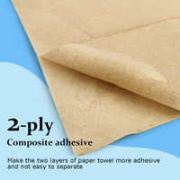 Serviettes en papier écologiques personnalisées avec logo, 2 plis, 8 plis, pour bar à café, restaurant, dîner