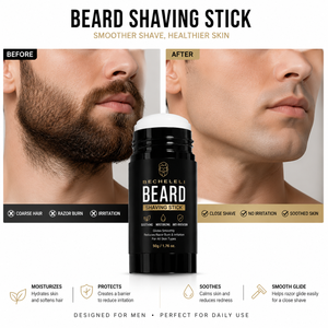 Stick de Rasage Hydratant Naturel pour Barbe Homme – Baume de Rasage pour Peaux Sensibles – Soin des Poils Faciaux – Produit de Toilettage OEM ODM - Product Image 1