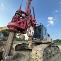 Foreuse rotative SANY SR155 d'occasion, machine de forage de fondations, équipement de construction