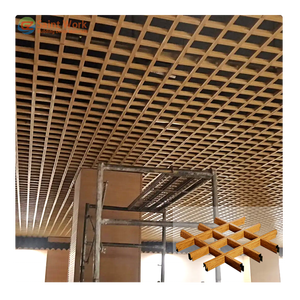 Mở di động nhôm lưới Trần Pop văn phòng hiện đại trần thiết kế Treo Kim Loại Trần Bảng điều khiển xây dựng vật liệu trang trí - Product Image 5