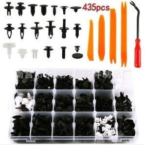 Full Set <b>Car</b> Retainer <b>Clips</b> 435Pcs Plastic Door Panel Bumper Trim Fasteners Kit - Product Image 2