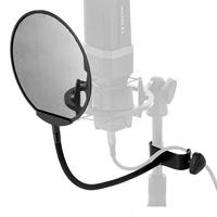 Microphone à condensateur professionnel PS-6 léger et portable avec filtre anti-pop, col de cygne réglable, omnidirectionnel, filaire