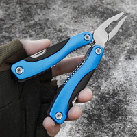 Pince multifonction pliable en acier 14 en 1, outil de sertissage métrique et impérial pour le camping et la survie