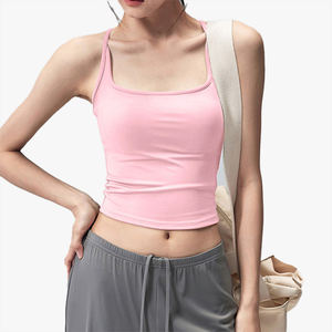 Camiseta Deportiva de Entrenamiento para Mujer, Talla Grande, de Secado Rápido, Antigolpes, con Soporte, para Pilates y Fitness - Product Image 2