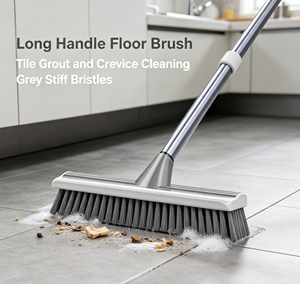 Retractable Plastic Toilet <b>Brush</b> Household Hard Hair Cleaning Artifact for Bathroom Floor Toilet <b>Brush</b> - Product Image 3