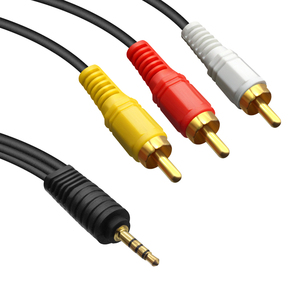 อะแดปเตอร์<span class=keywords><strong>สาย</strong></span>สัญญาณเสียง3.5มม. ถึง2.5มม. <span class=keywords><strong>สาย</strong></span> AV สำหรับ3.5เป็น RCA ตัวผู้ใช้เป็นสายสัญญาณดาวเทียม<span class=keywords><strong>ขาย</strong></span>ดี - Product Image 4