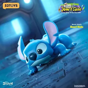 52 juguetes oficial hecho a mano PVC figura de acción de cuerda Stitch by My Side Blind Box Frozen coleccionable 1/12 escala Dropshipping - Product Image 2