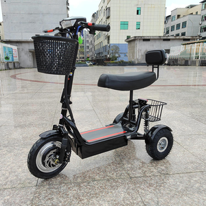 Tricycle électrique 12 pouces, nouveau modèle pour hommes, femmes, adultes et personnes âgées, voiture de transport, <span class=keywords><strong>mini</strong></span> <span class=keywords><strong>scooter</strong></span> électrique pliable à trois roues - Product Image 3