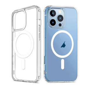Étui de téléphone portable anti-jaunissement, antichoc, anti-chute, avec charge magnétique sans fil, design simple, pour 12-17 <span class=keywords><strong>Pro</strong></span> Max Plus - Product Image 5
